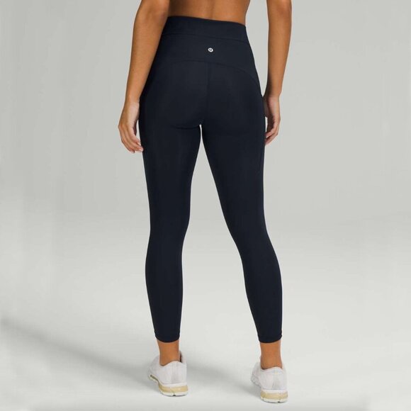 lululemon athletica Pants - Lululemon Power Thru High Rise Tight 25" True Navy Size 4